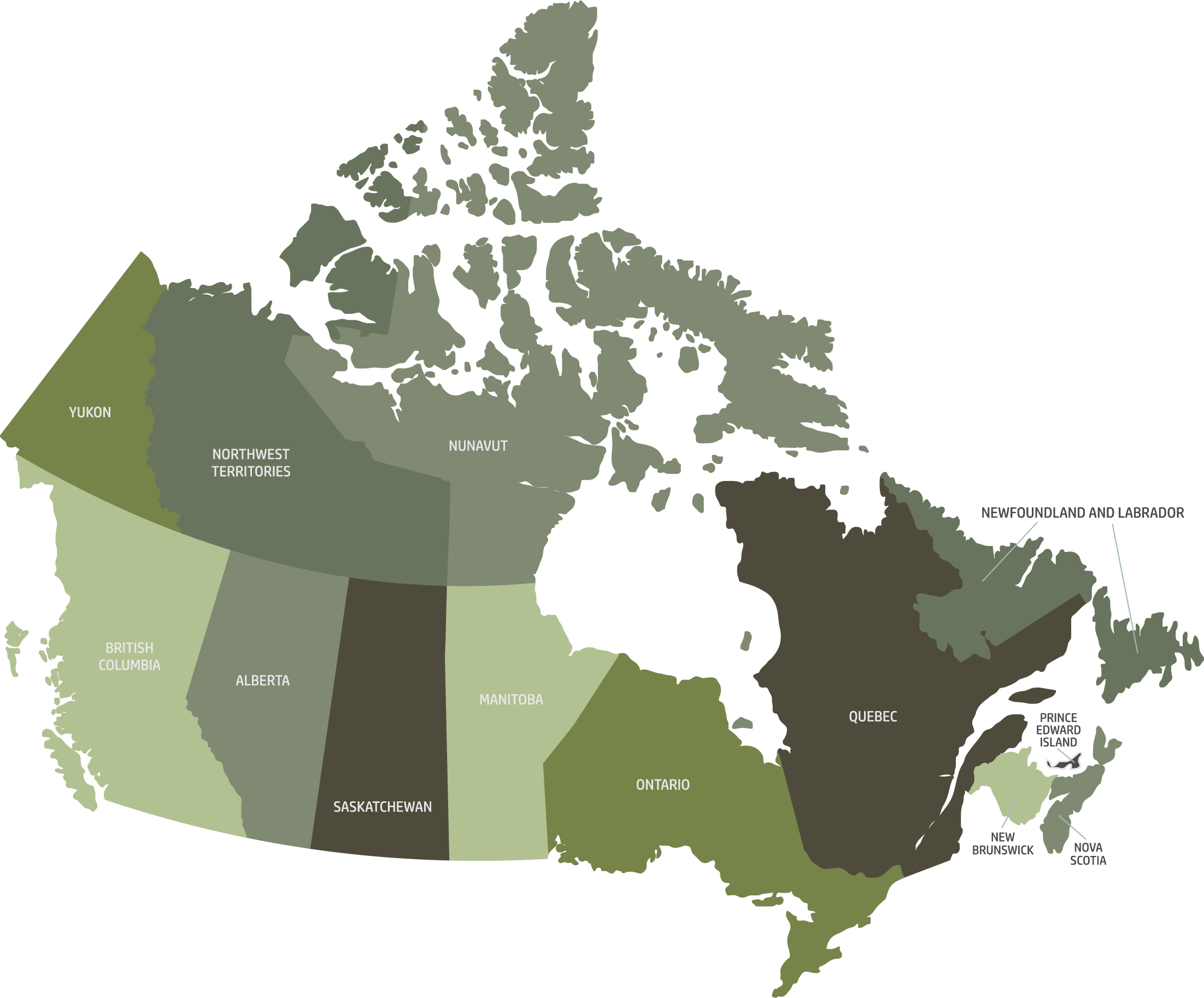 H2H Canada Inclusive Map